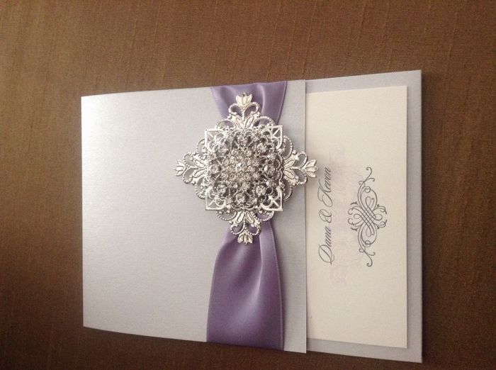 Invitation emblishments