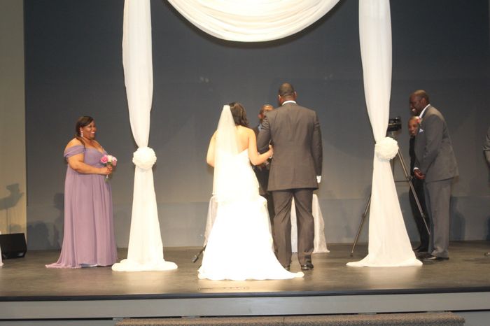 Is or did anyone using/use a chuppah? If not what did....