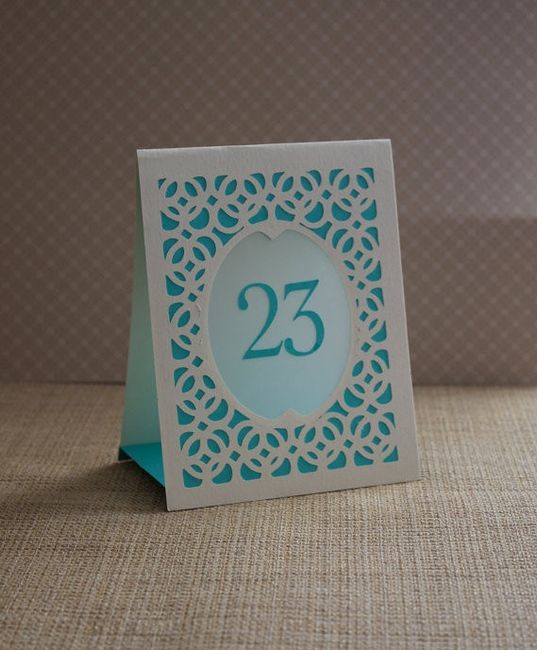 DIY Table Numbers are on the way, Show me yours!