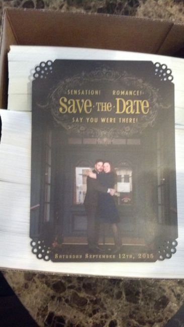 Save the dates came today!! Show me yours!