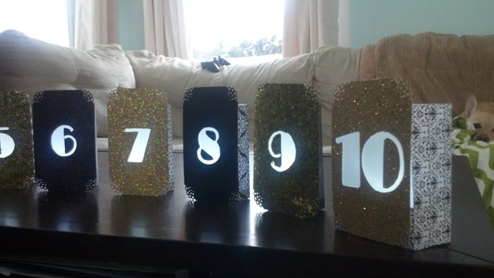 Unique table number ideas?