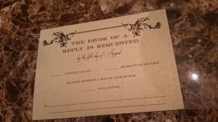 RSVP Cards. Share yours!