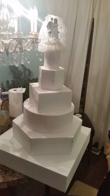 My DIY Fake Cake Progress Photos