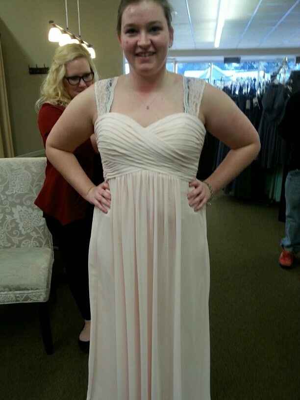 Bridesmaid dress dilemma
