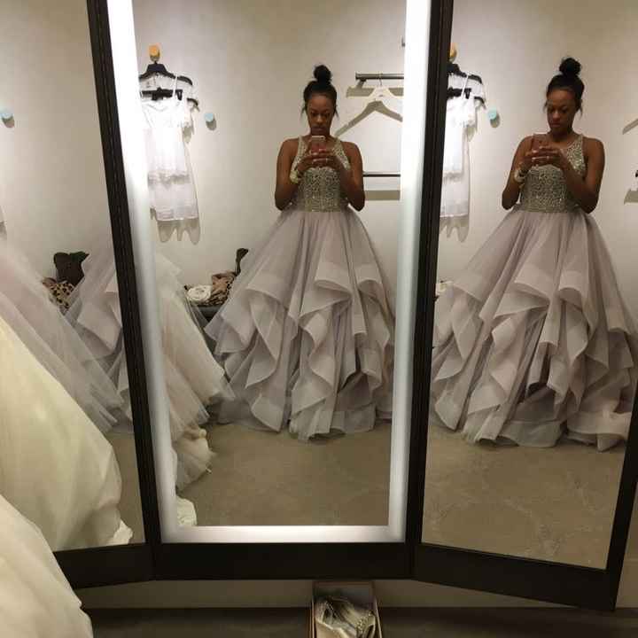 did u show your partner pics of the rejected dresses? (update: show us your rejects!)