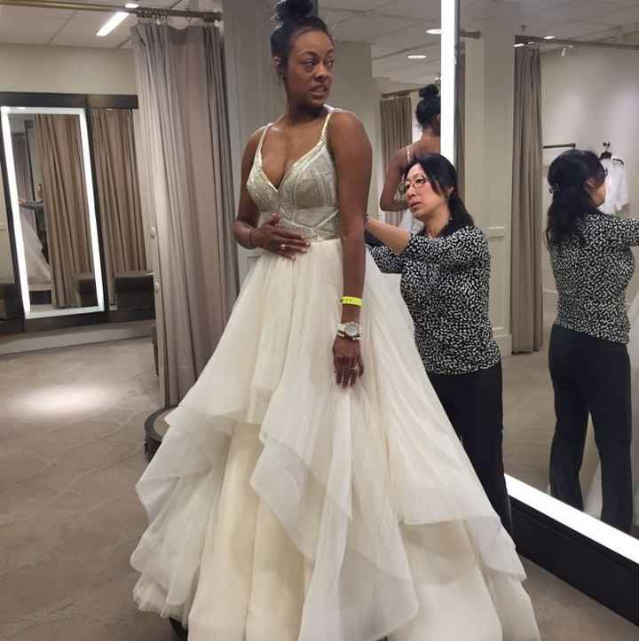 did u show your partner pics of the rejected dresses? (update: show us your rejects!)
