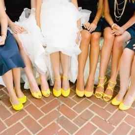 How about those bridesmaids shoes?