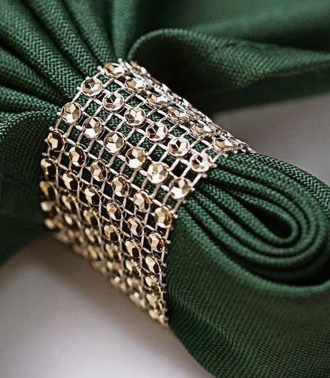 Rhinestone Napkin Rings