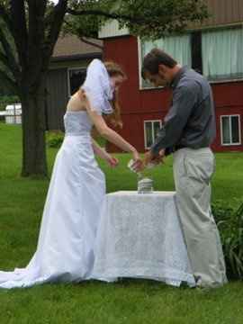 Warning!  If you're having an outdoor wedding...