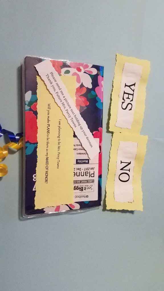 DIY Planners for Matron and Maid of Honor