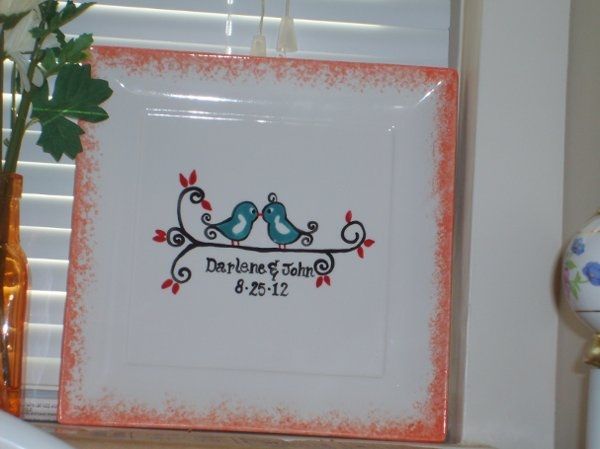 Decoration for one of the mantle at the venue