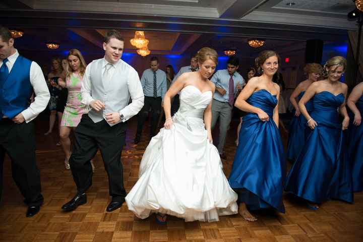 For those who wore or are planing to wear their gown during the reception