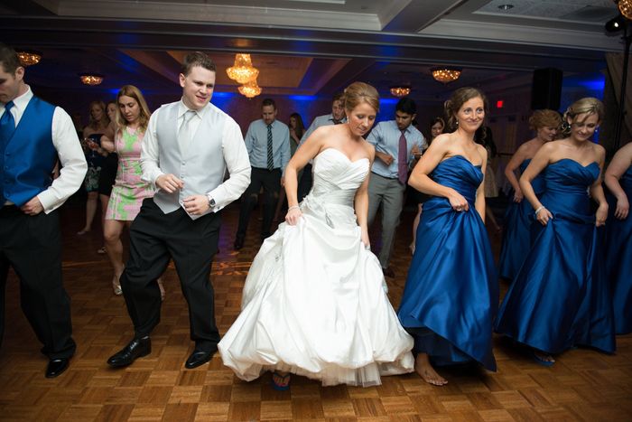 For those who wore or are planing to wear their gown during the reception