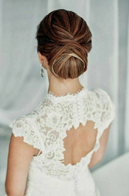 Hair for open back dresses 8