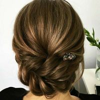 Hair for open back dresses - 1