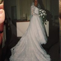 Using an old wedding dress. - 1