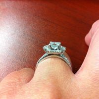 I'd love to see everyone's engagment rings.