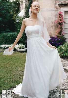 Who bought their dress at Davids Bridal?