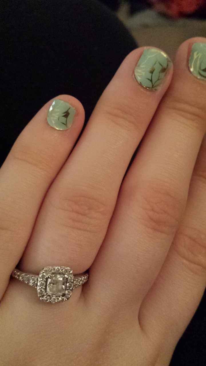 SPINOFF: Does anyone have a small engagement ring? And...