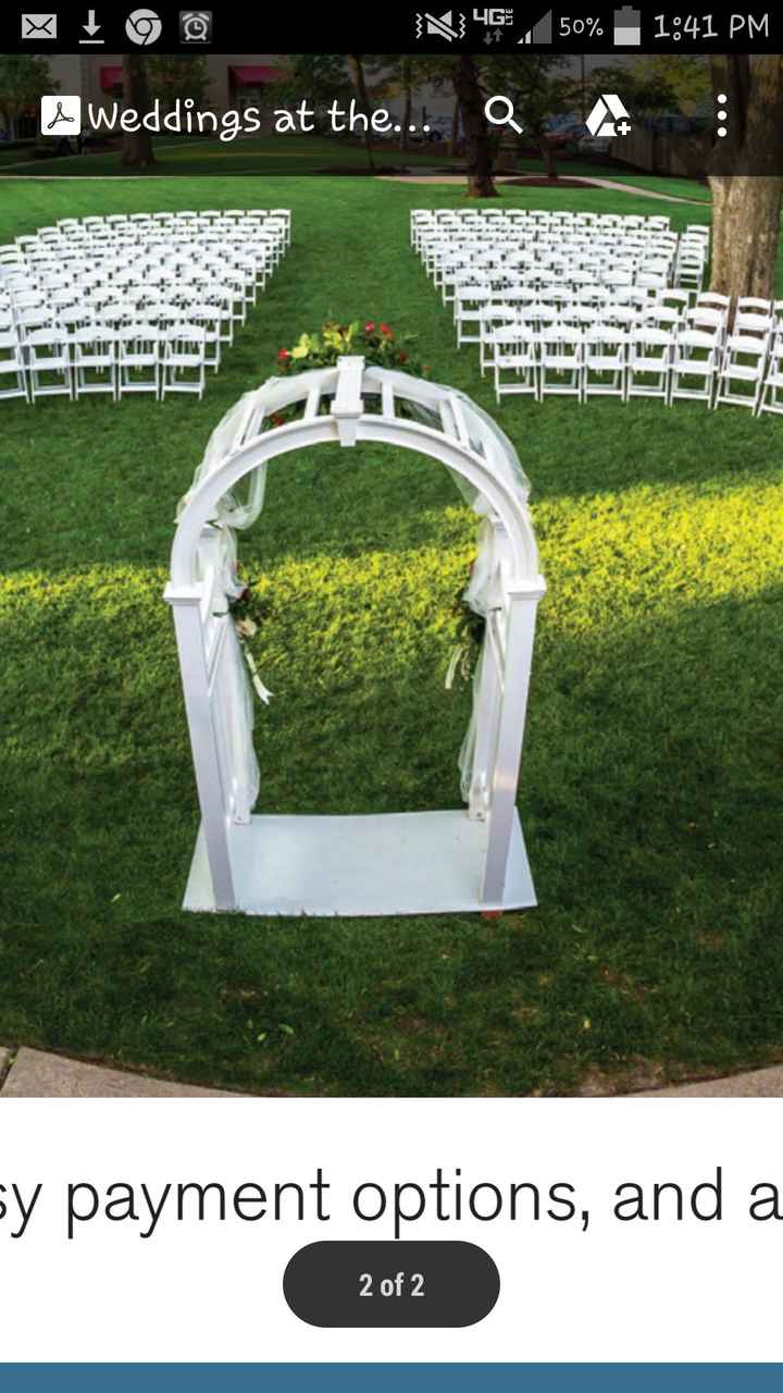 speaking of ceremony decor