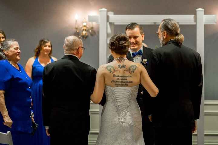 Calling all tattooed brides!