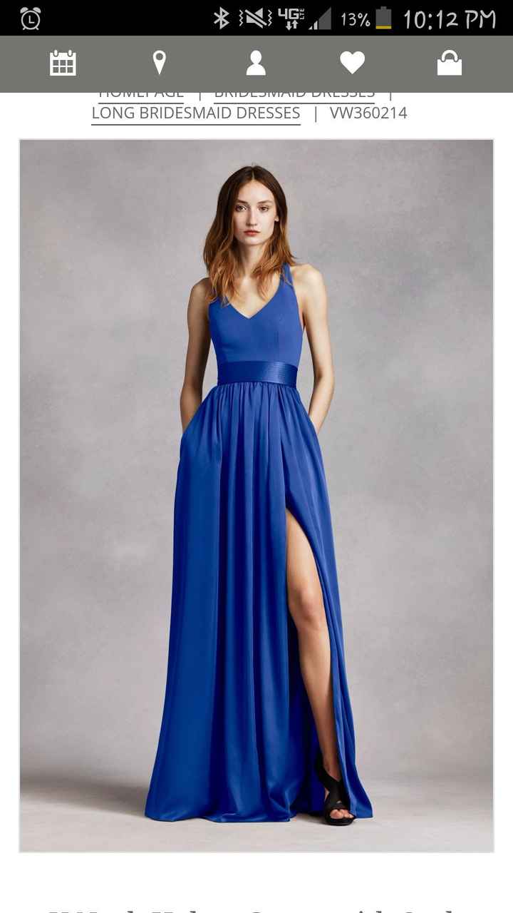 Show me ya dress! Bridesmaids dress that is.