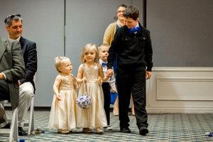 What to call a flower girl who can't throw flowers?`