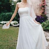 Who bought their dress at Davids Bridal?