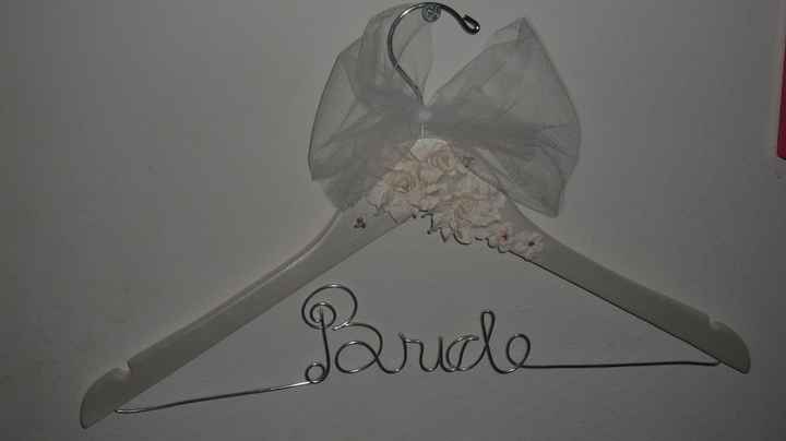 my bridal hanger came!