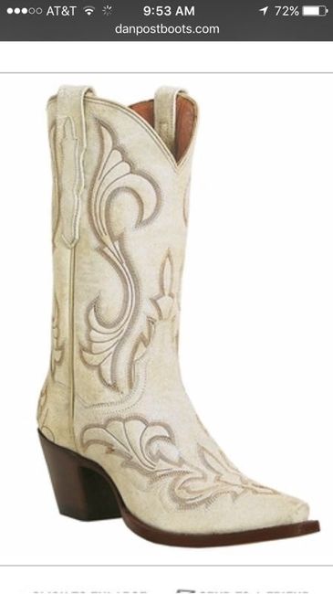 Show off your wedding shoes!