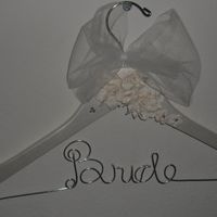 my bridal hanger came!