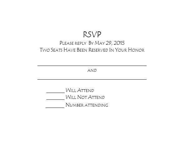 RSVP Cards. Share yours!