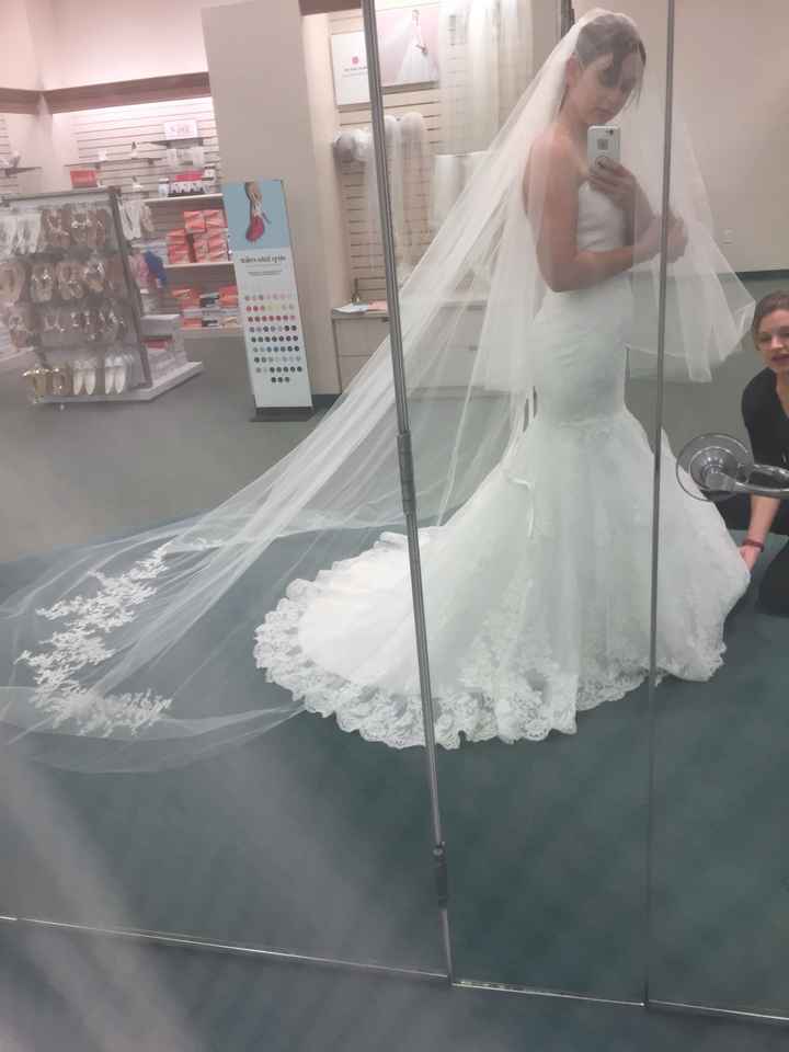 Who else loves lace?  Show off your lace dresses and/or veils! - 1