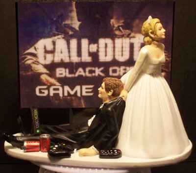 Stuck between two cake toppers... ahhh