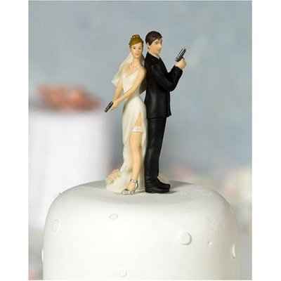 Stuck between two cake toppers... ahhh