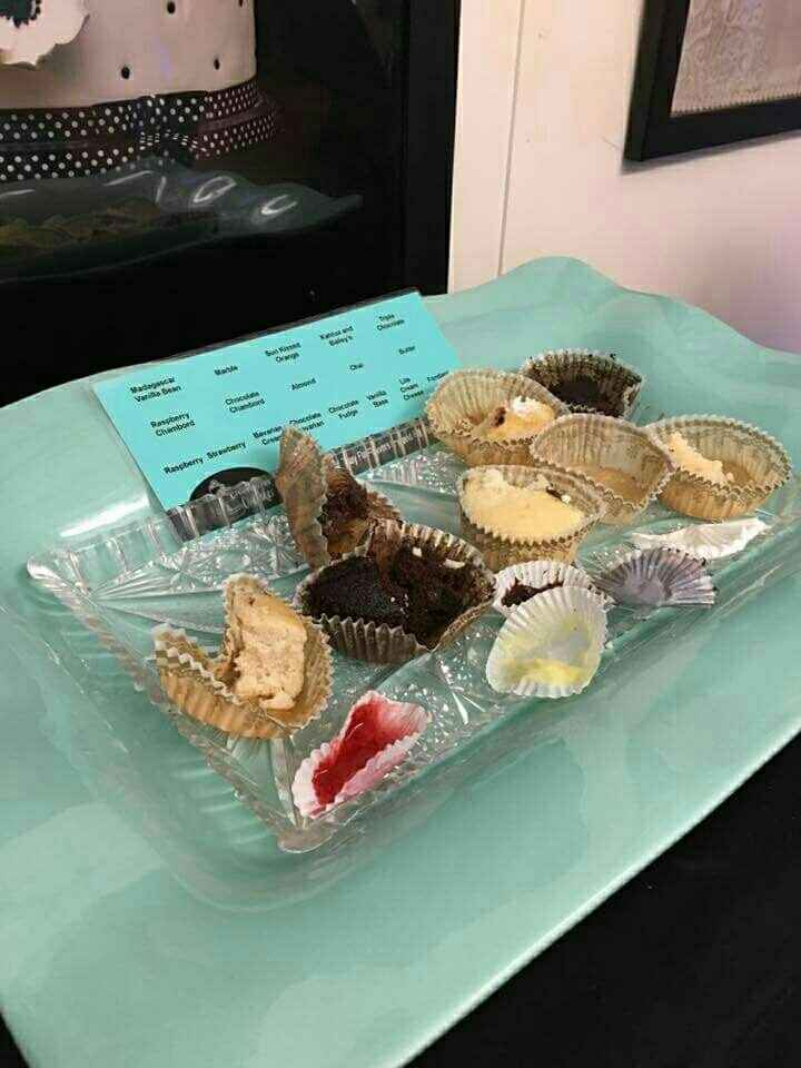 Paying for cake tastings