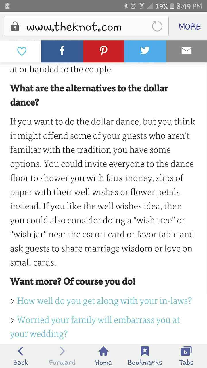 Dollar dance