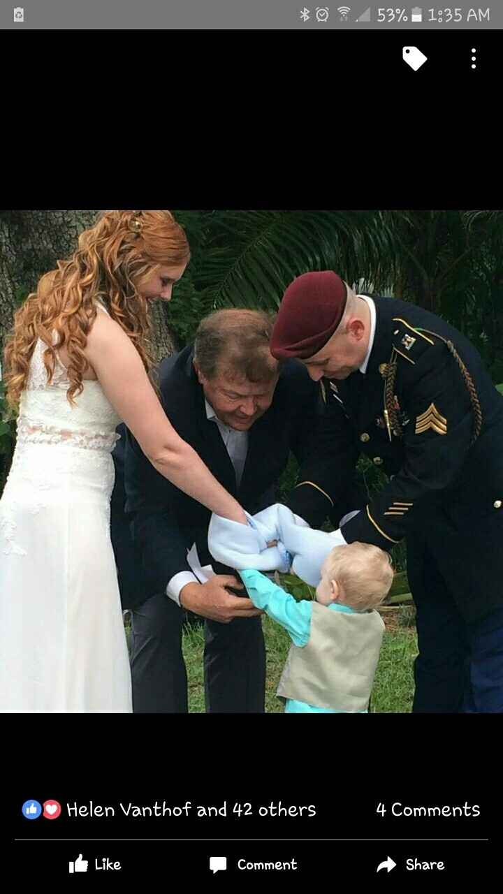 Ceremony ideas to include future stepdaughter