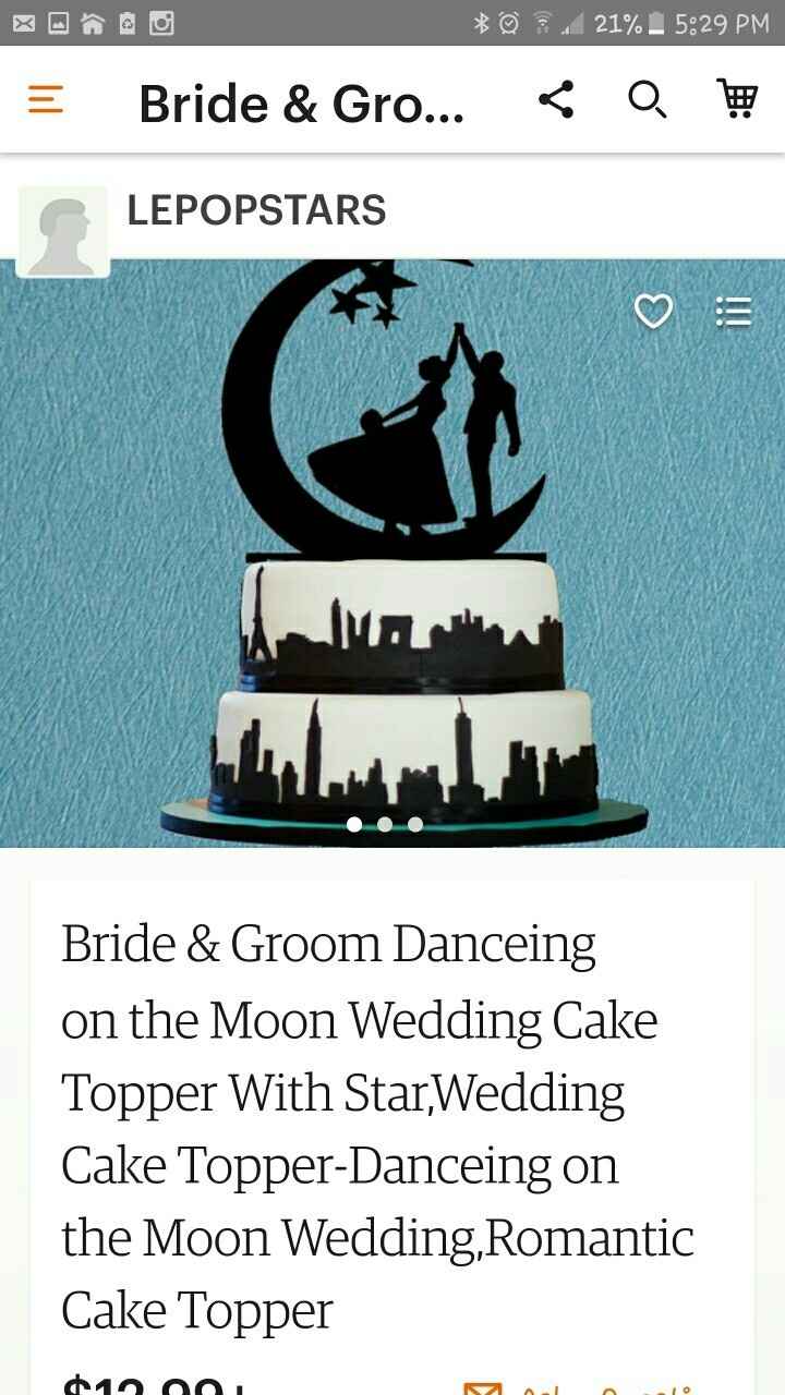 Customized cake topper?