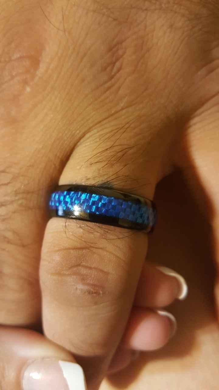 Wedding band for him?
