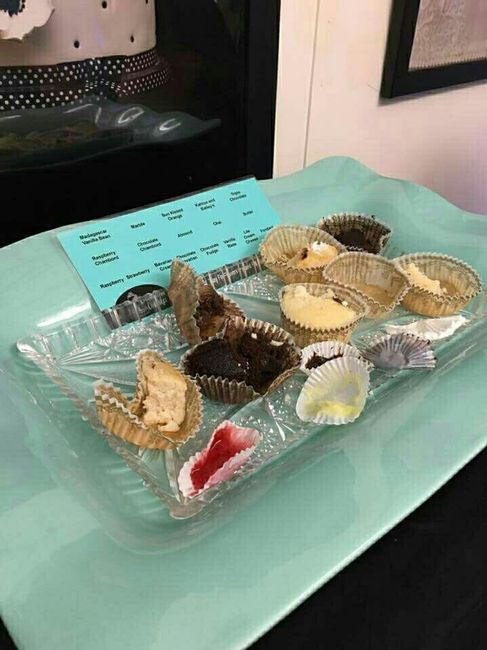 Paying for cake tastings