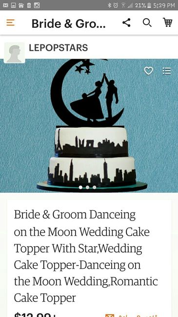 Customized cake topper?