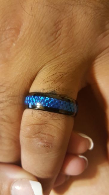 Wedding band for him?