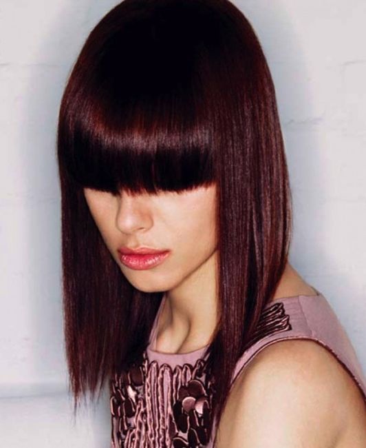 Hair color.