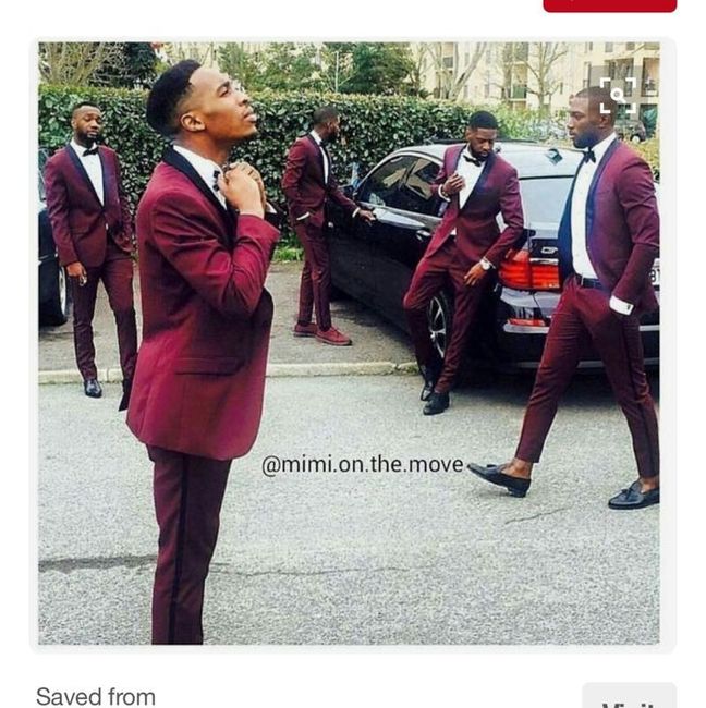 Groomsmen attire to match our color theme