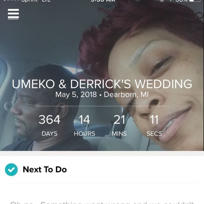 A year to this day