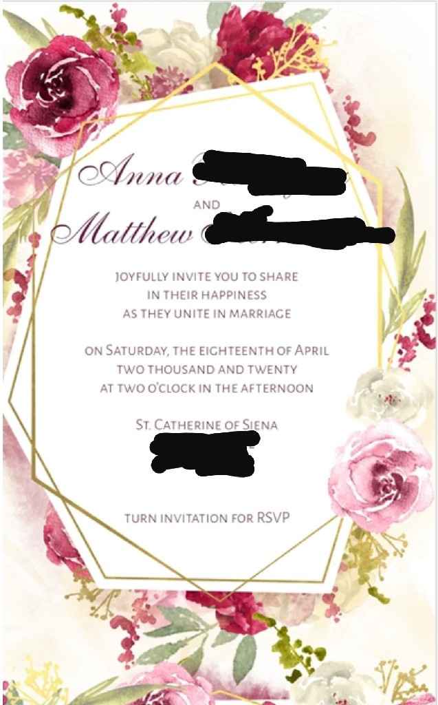 Need help with invitation!! - 1