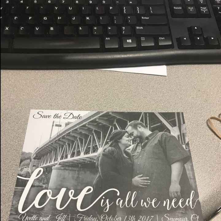 Show me your save the dates!!