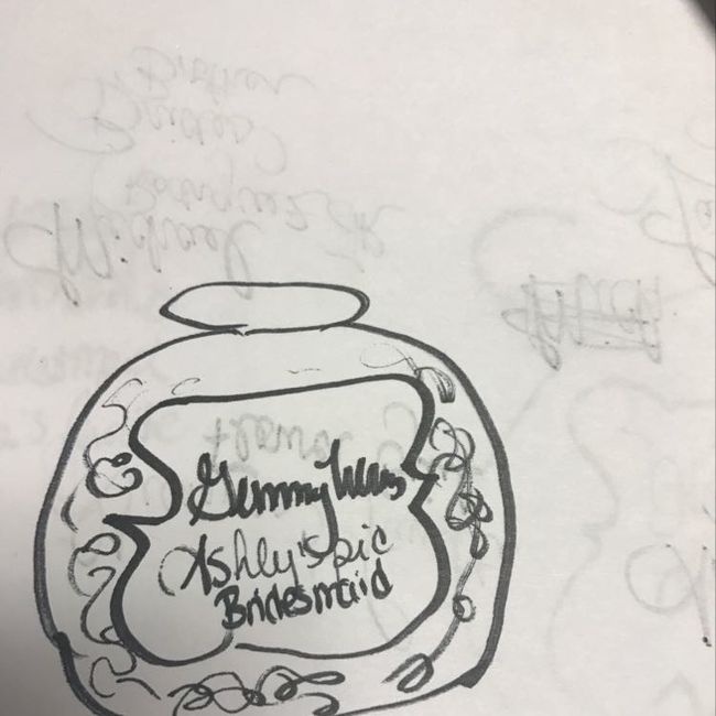 Candy buffet tags