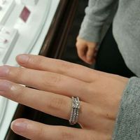 How do you or plan to wear your wedding and e- ring?